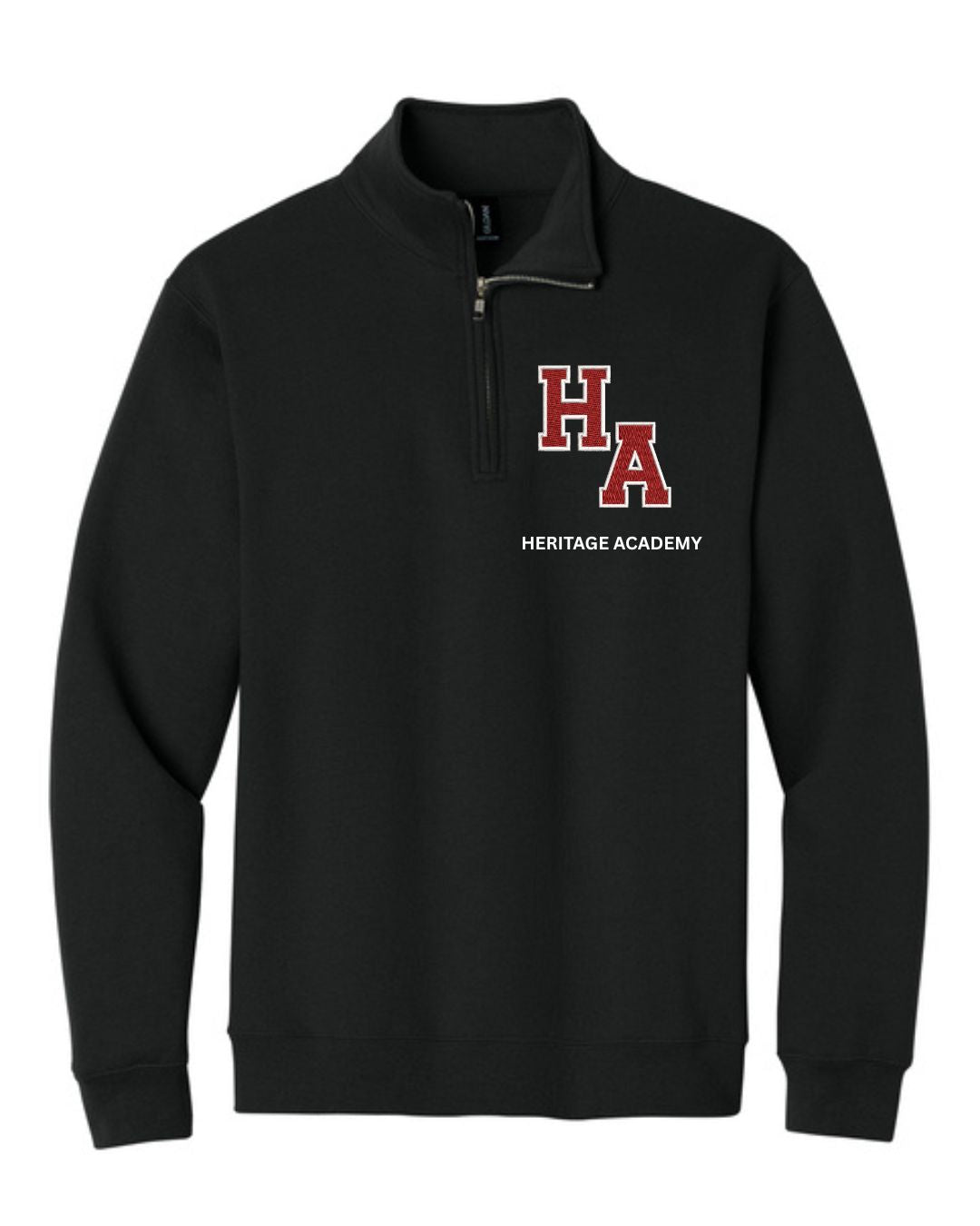 Heritage Academy Black Quarter Zip