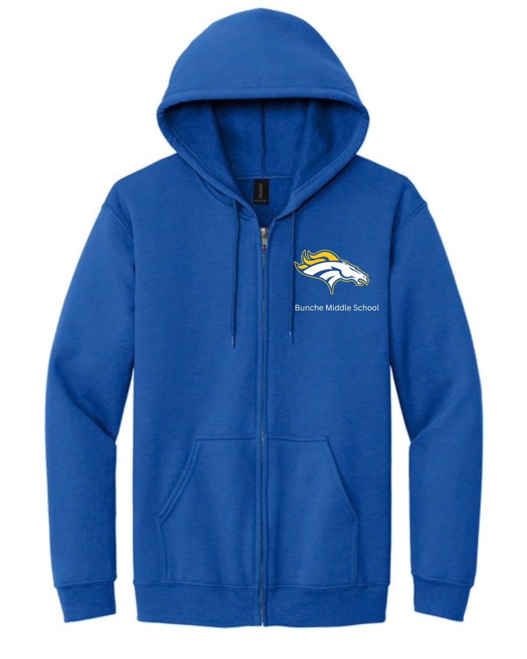 Bunche Middle School Royal Zup Up Sweatshirt