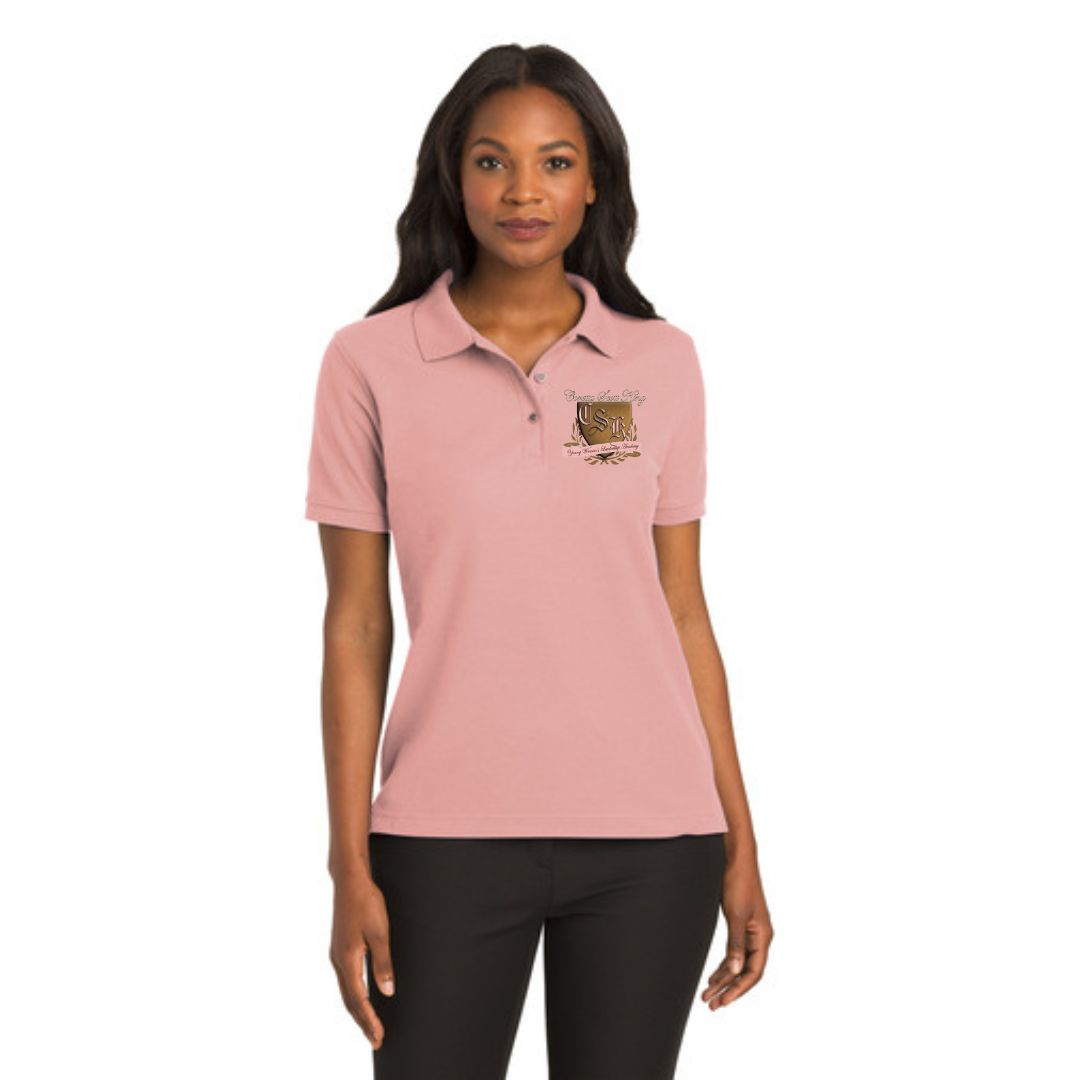 Coretta Scott King Pink Polo Shirt