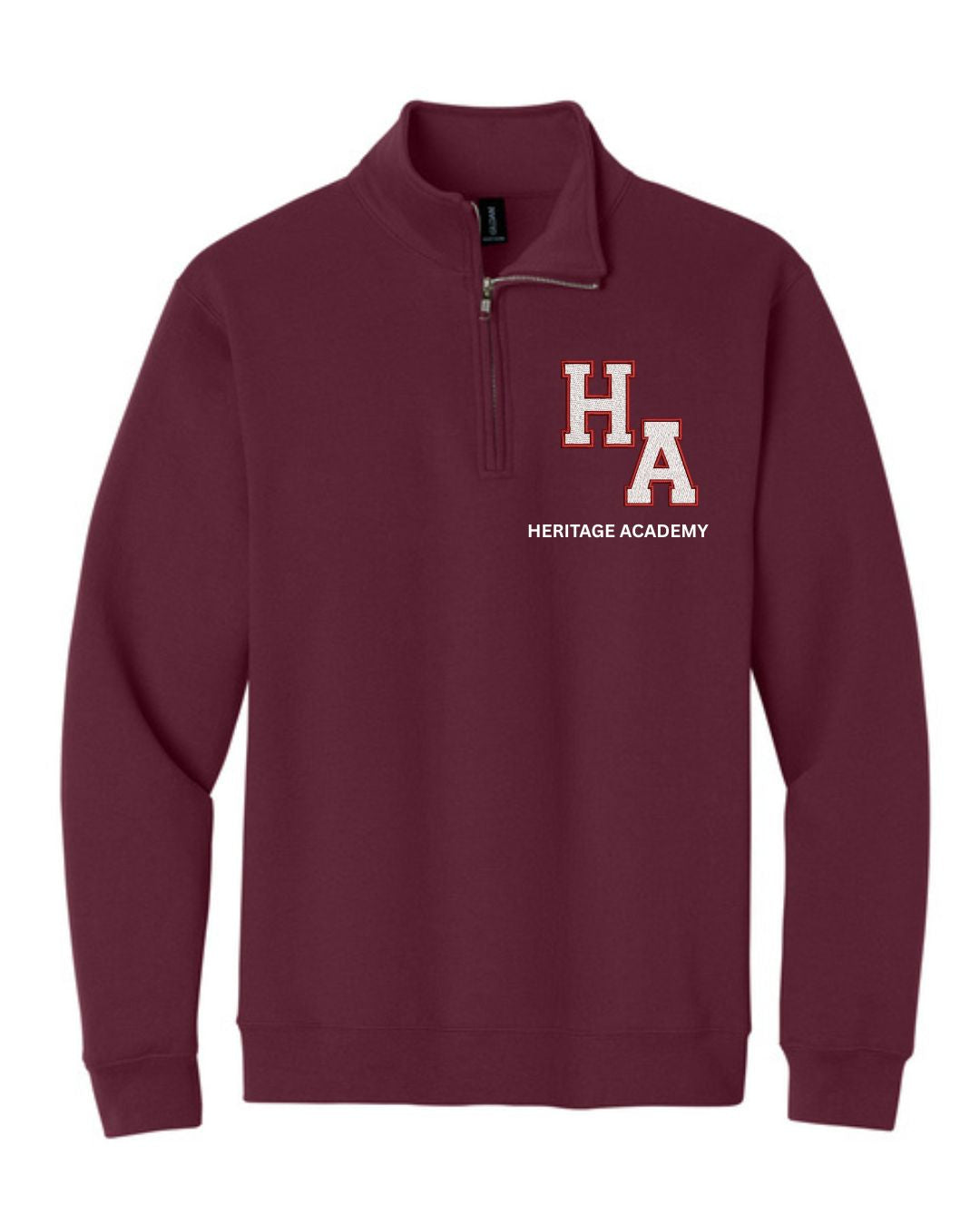 Heritage Academy Maroon Quarter Zip
