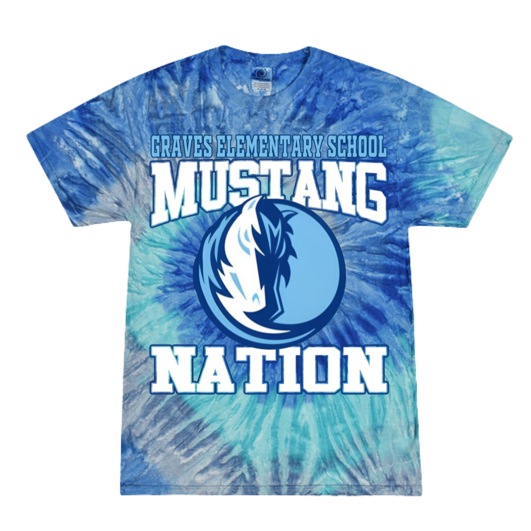 Graves Elementary School Tie Dye Tee