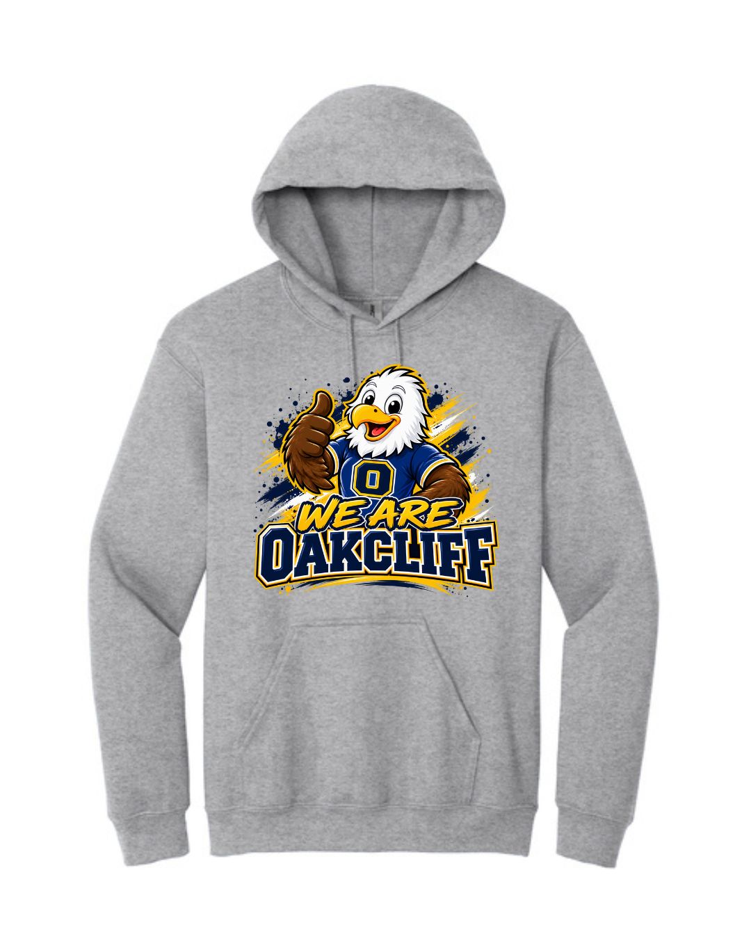 Oakcliff Elementary Grey WE Are Hoodie