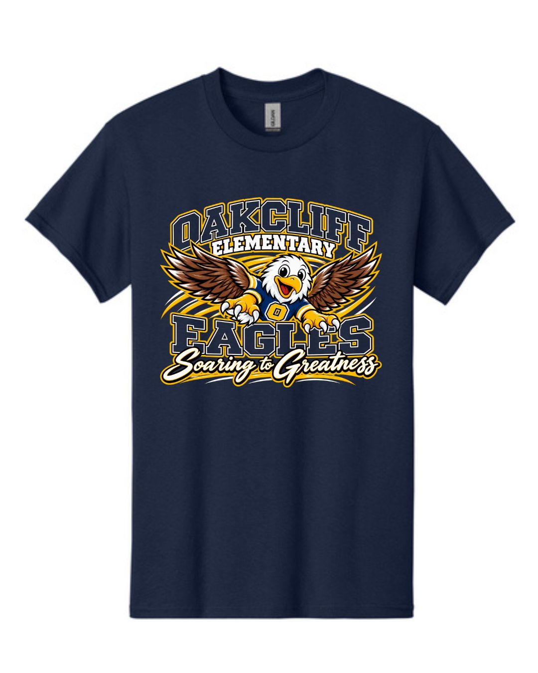 Oakcliff Elementary Navy Soaring Tee