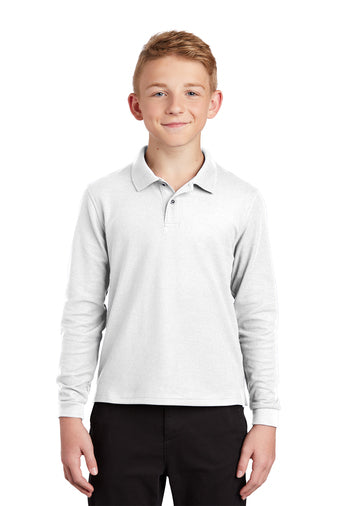 Paul D. West White Long Sleeve Uniform Shirt