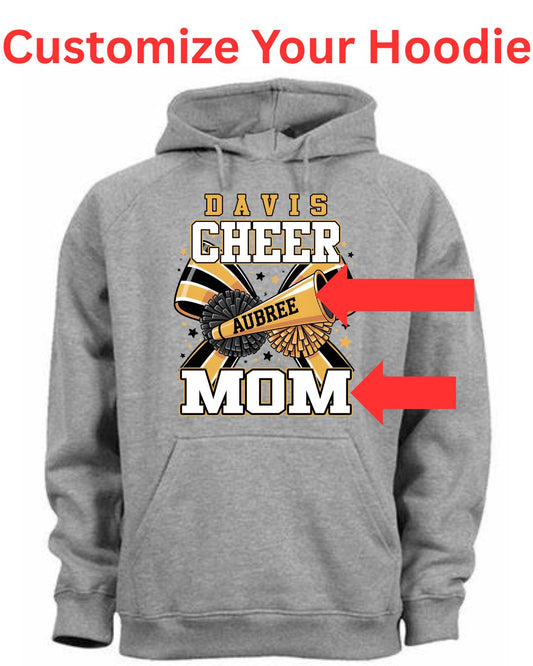 Davis Customizable Family Cheer Shirt Hoodie
