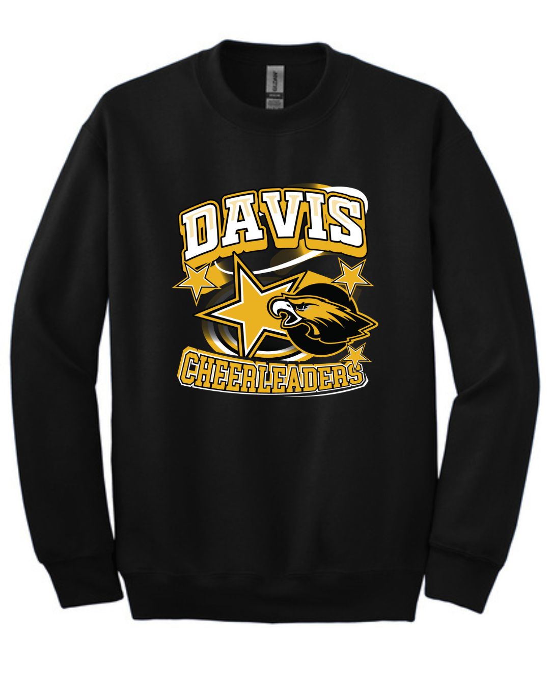 Davis Cheerleaders Black Sweatshirt