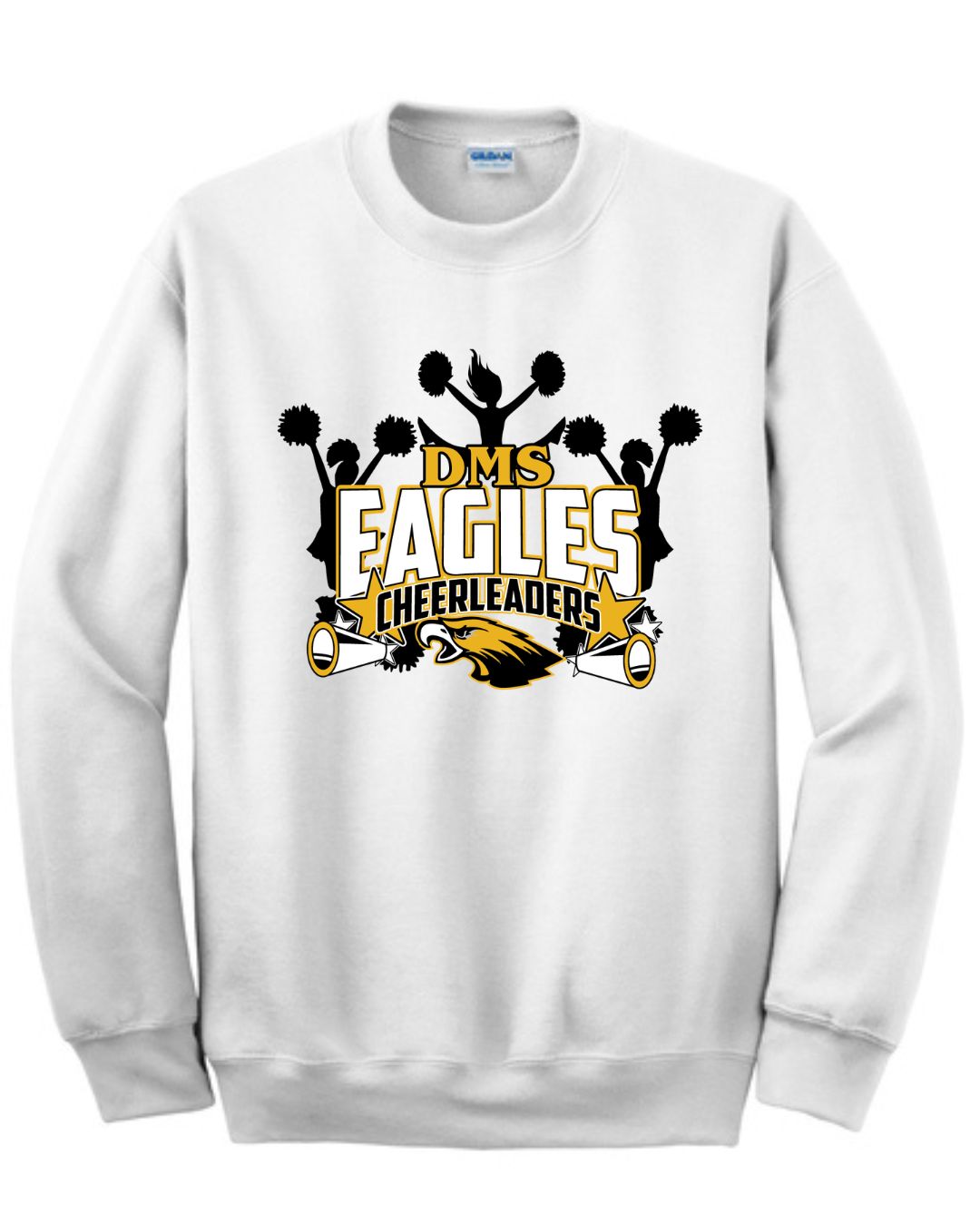 Davis Cheerleaders White Sweatshirt
