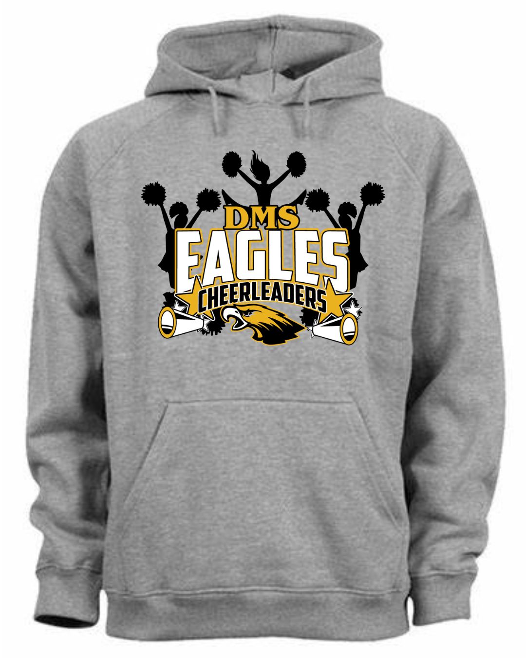 Davis Cheerleaders Grey Hoodie