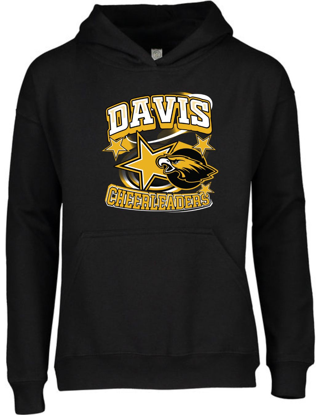 Davis Cheerleaders Black Hoodie