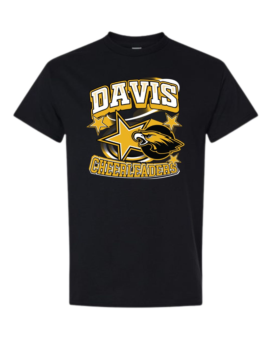 Davis Cheerleaders Black Shirt
