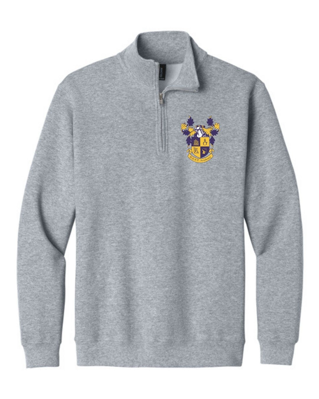 B.E.S.T. Academy Grey Quarter Zip Hoodie