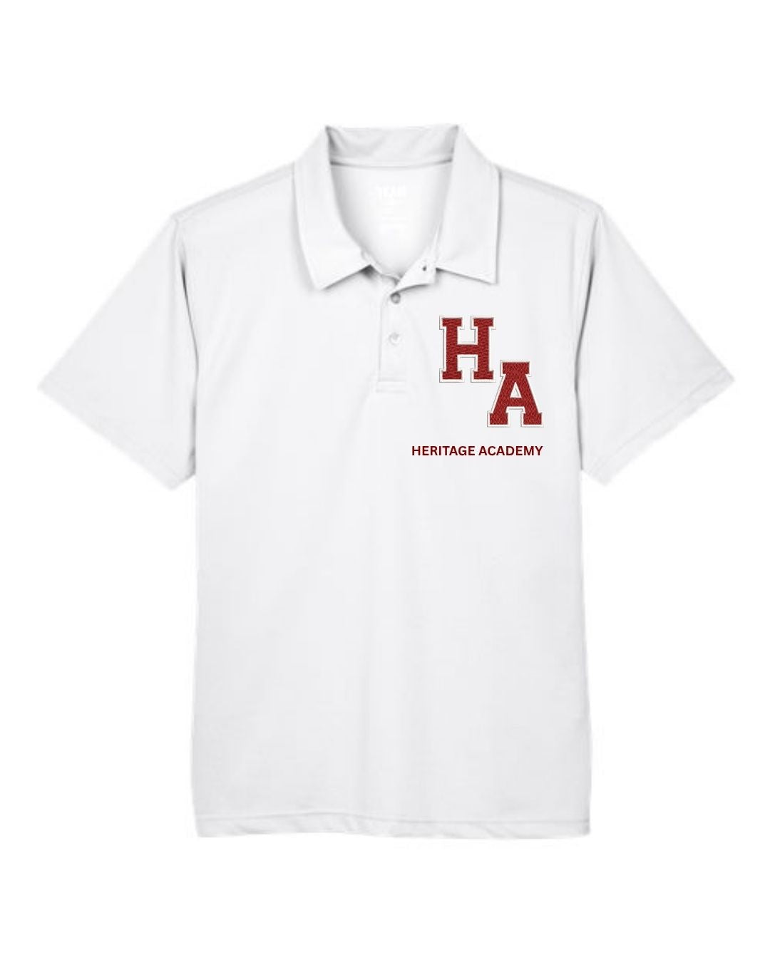 Heritage Academy White Polo