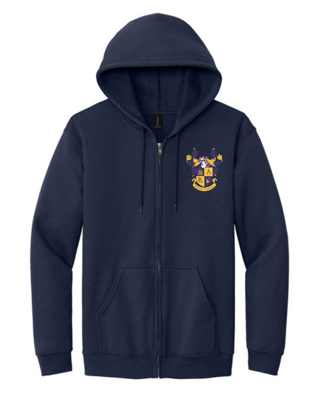 B.E.S.T. Academy Navy Zip Up Hoodie