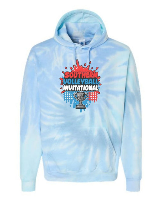 Southern Volleyball Fan Tie Dye Hoodie