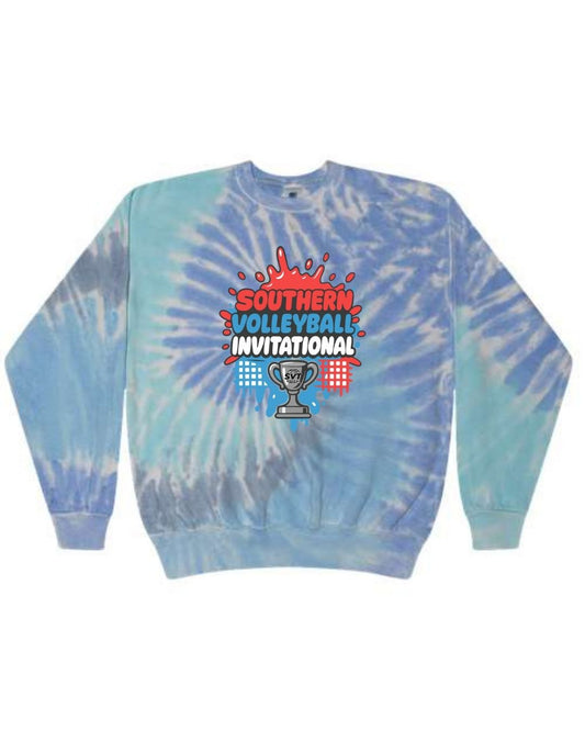 Southern Volleyball Fan Tie Dye Sweatshirt