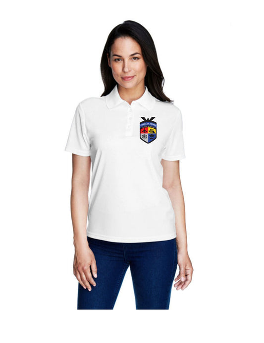 TAG Academy White Short Sleeve Polo