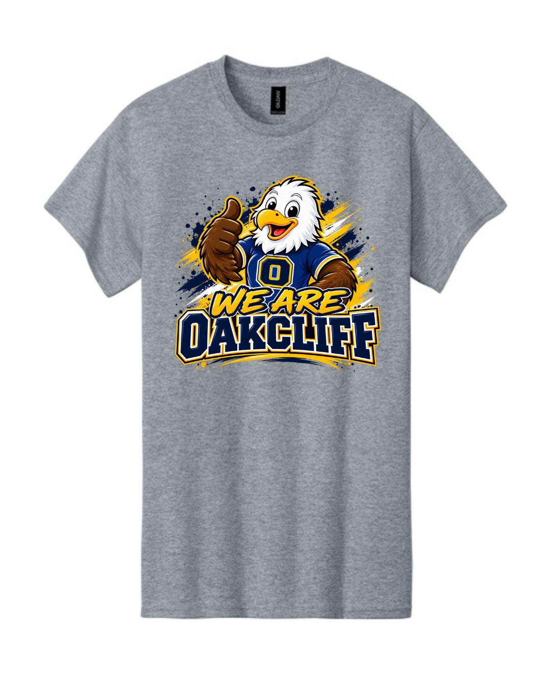 Oakcliff Elementary Grey We Are Oakcliff Tee
