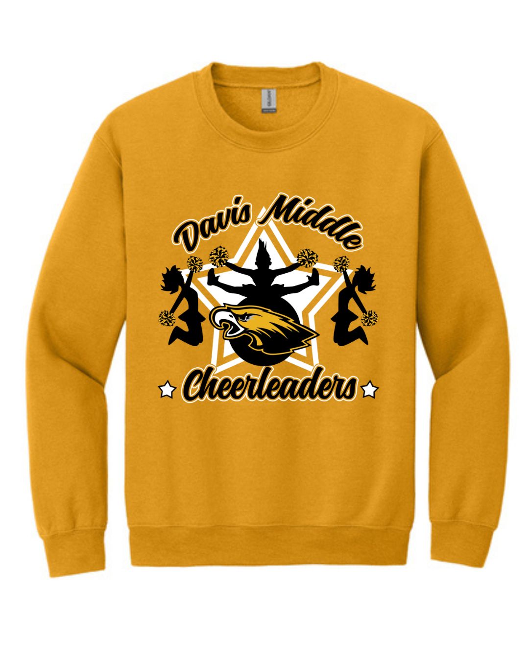Davis Cheerleaders Gold Sweatshirt